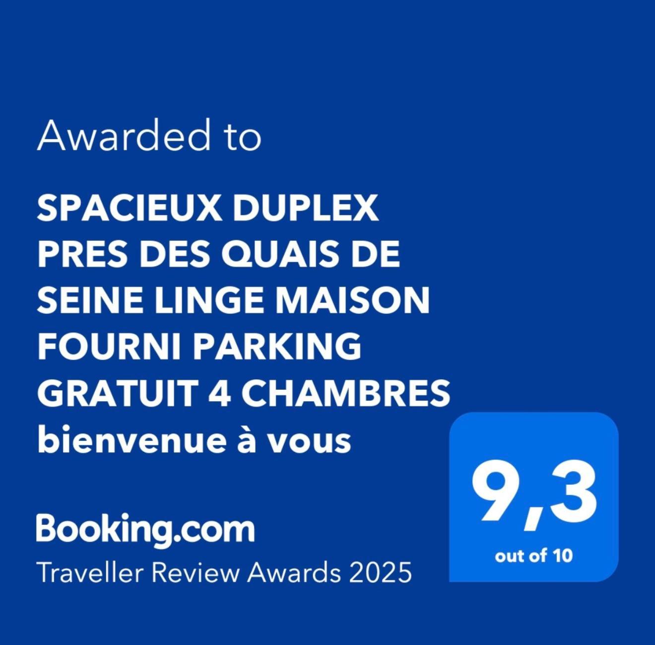 Spacieux Duplex Pres Des Quais De Seine Linge Maison Fourni Parking Gratuit 4 Bienvenue A Vous